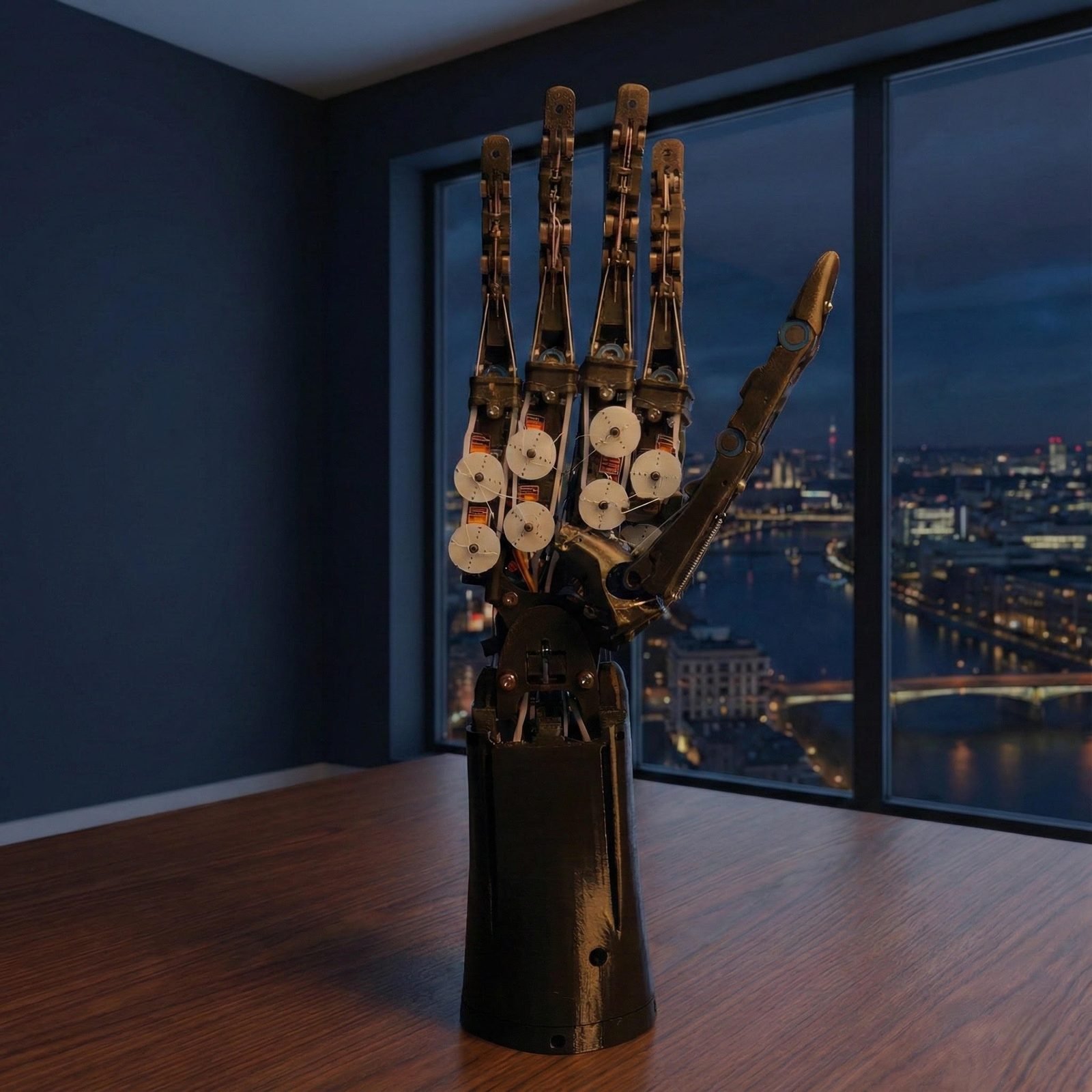 3D printed humanoid robotic hand
